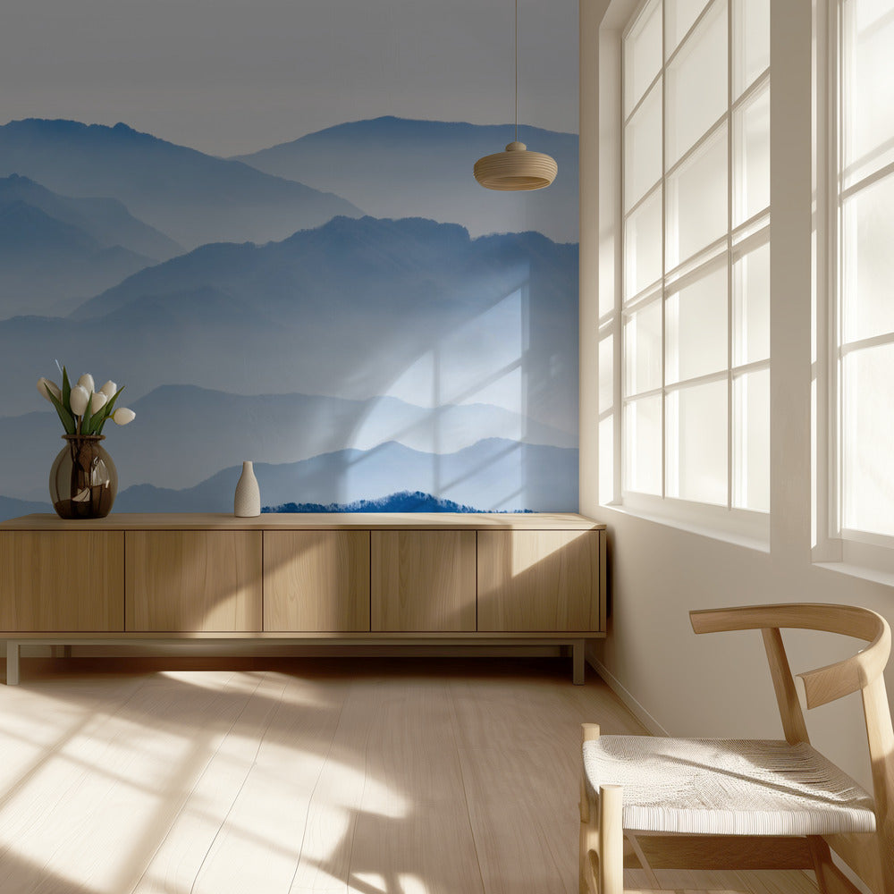 Mistige Bergen | Behang