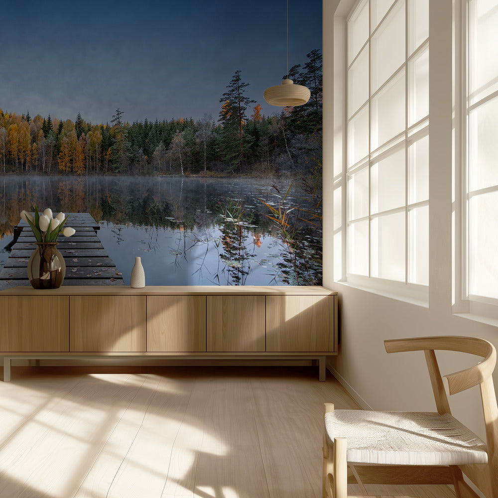 Herfstpier | Behang