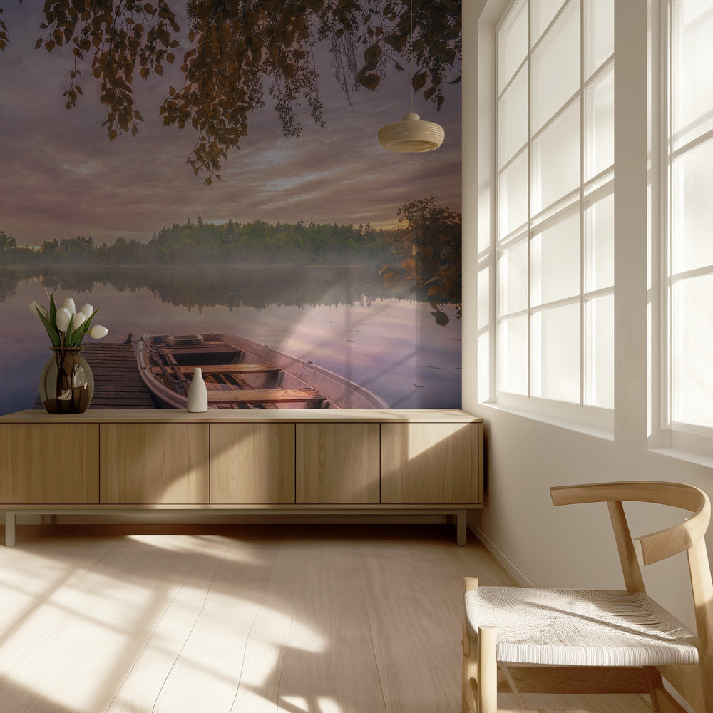 Kleurrijk meer | Behang