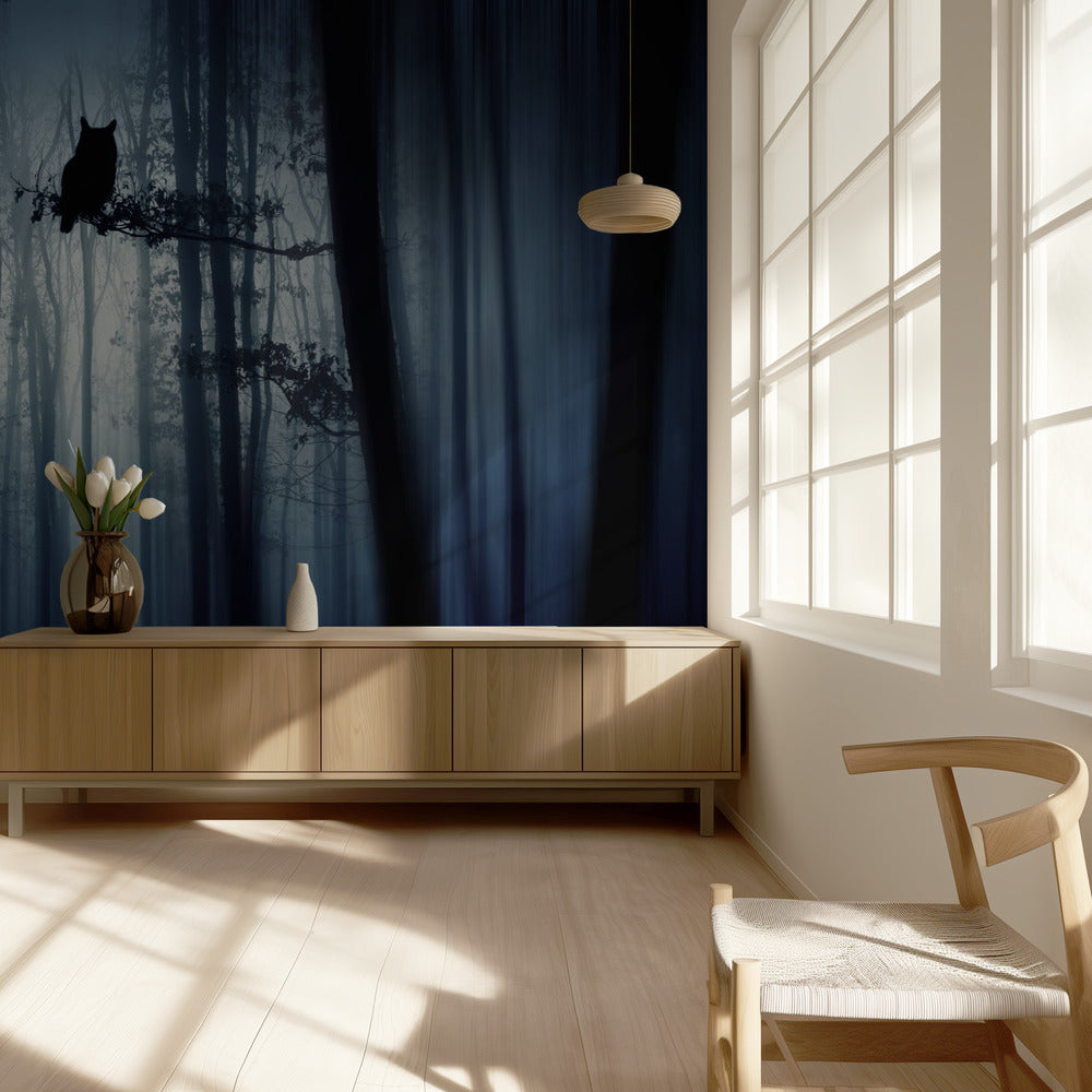 In het bos | Behang