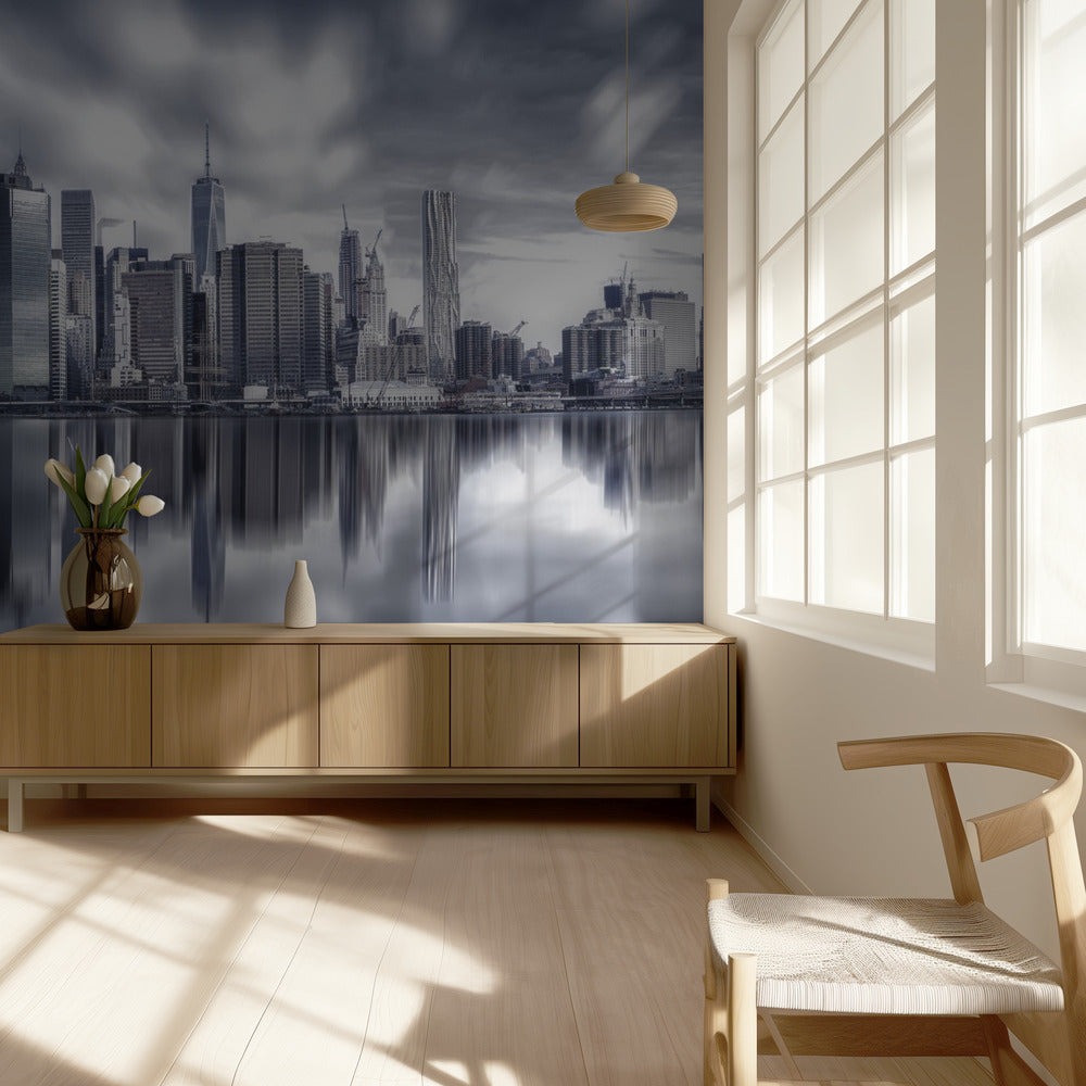 Manhattan Reflectie | Behang
