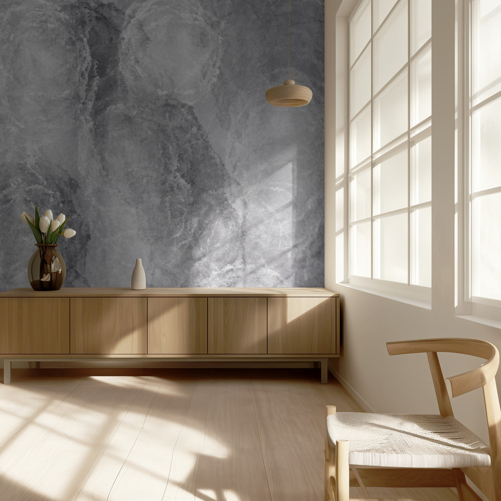 Monochroom marmer textuur | Behang