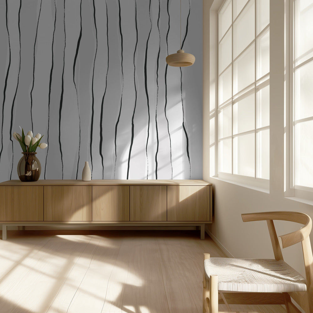Golvende Strepen Symfonie | Behang