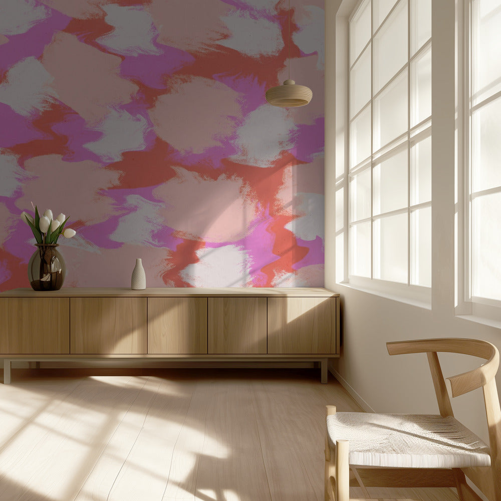 Bloemen Droomgolven | Behang