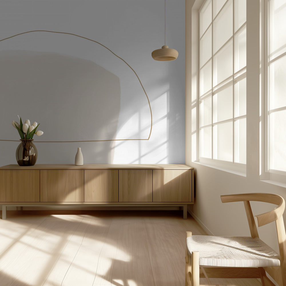 Gebogen Eenvoud | Behang