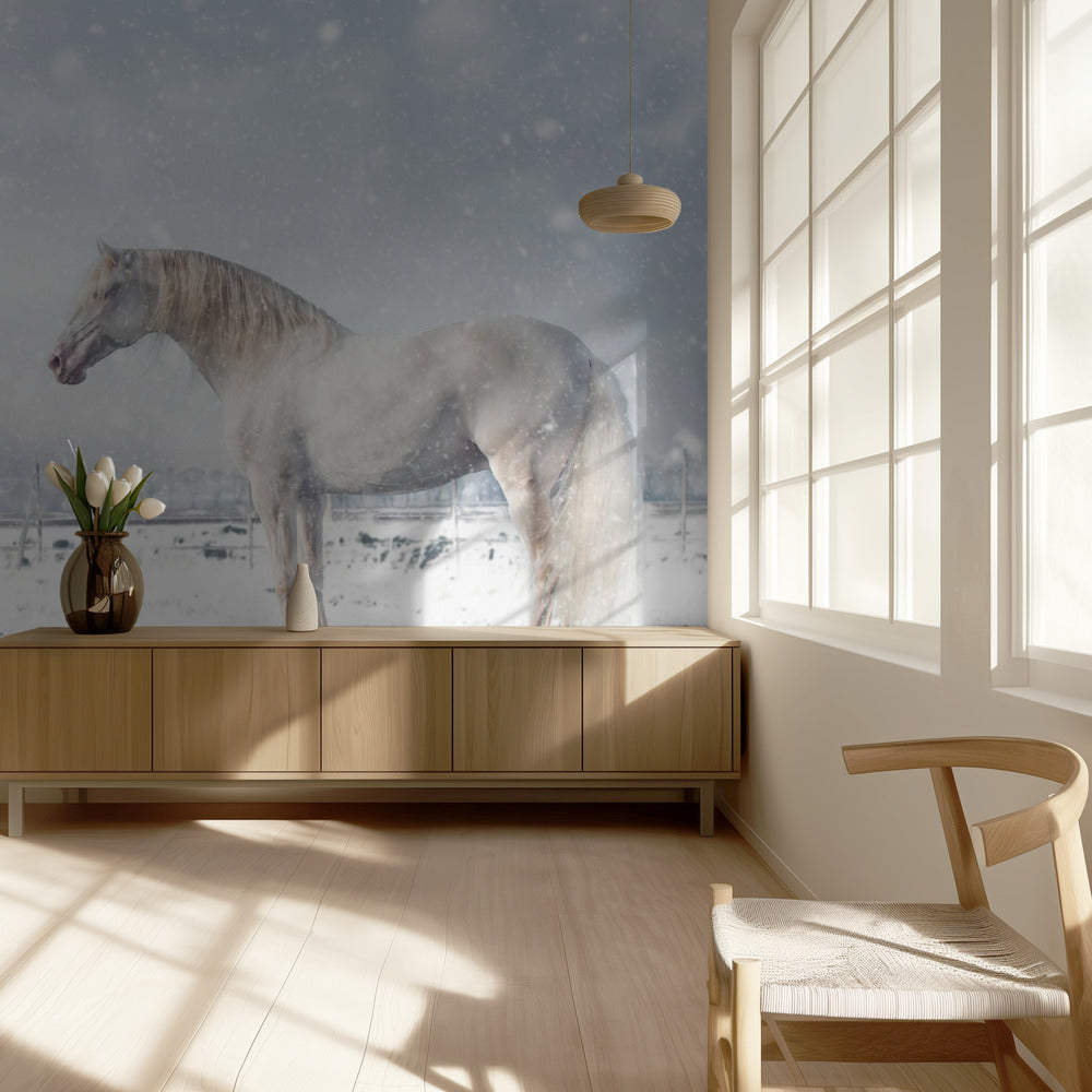 Laat het sneeuwen... | Behang