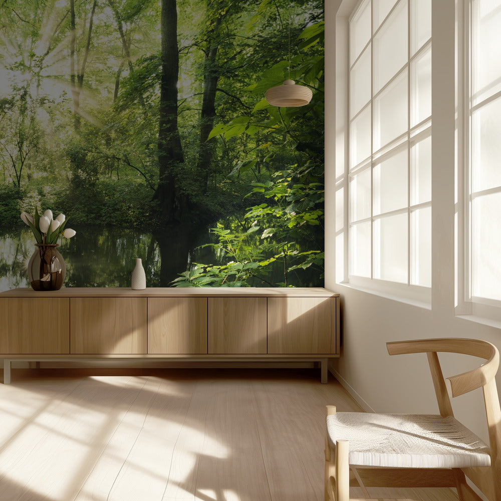 Groen Park | Behang
