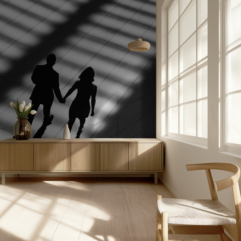 De wandeling | Behang