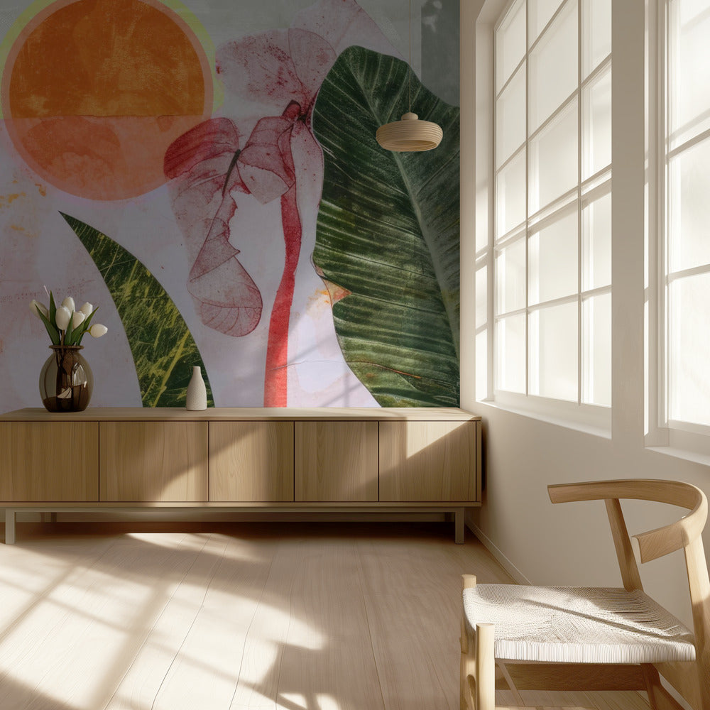 Tropische zonsopgang | Behang