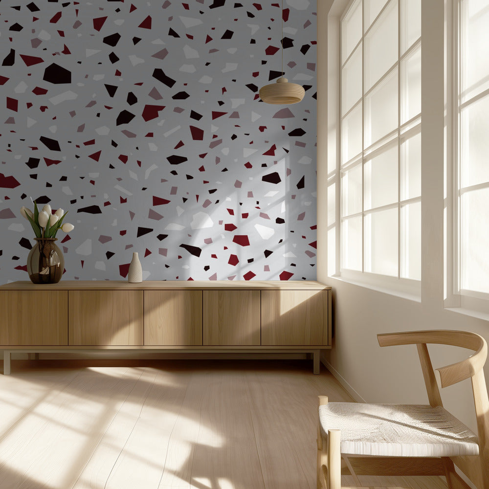 Speckles_Rose Grey | Behang