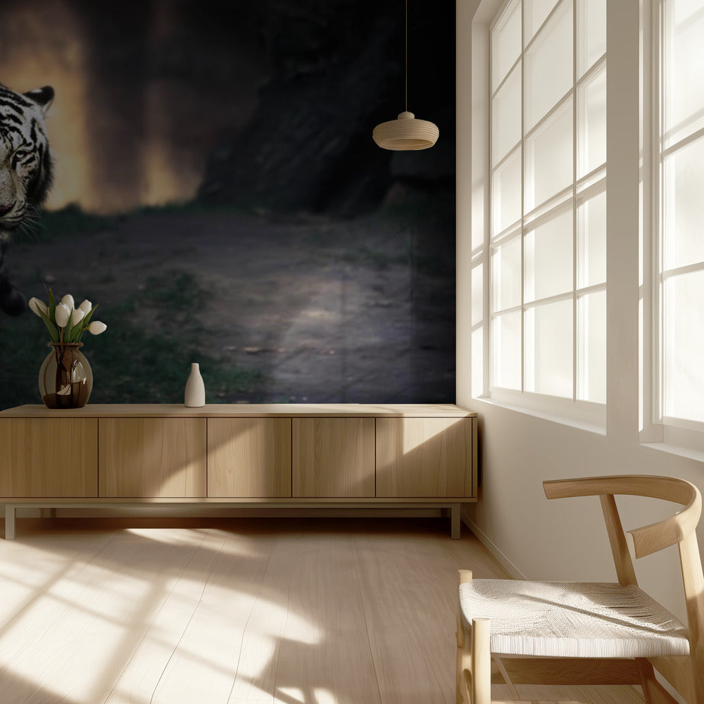 Witte wandelaar | Behang
