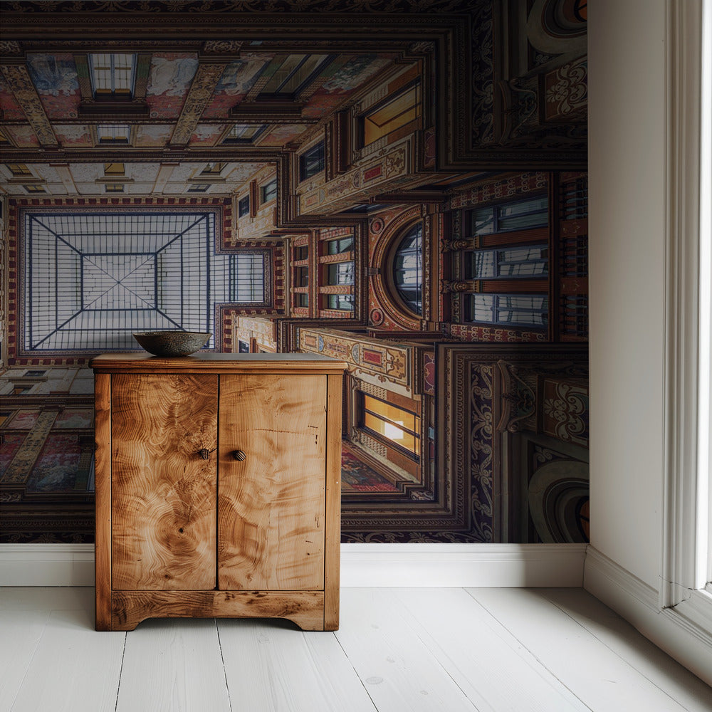 Galleria Sciarra, Rome. | Behang