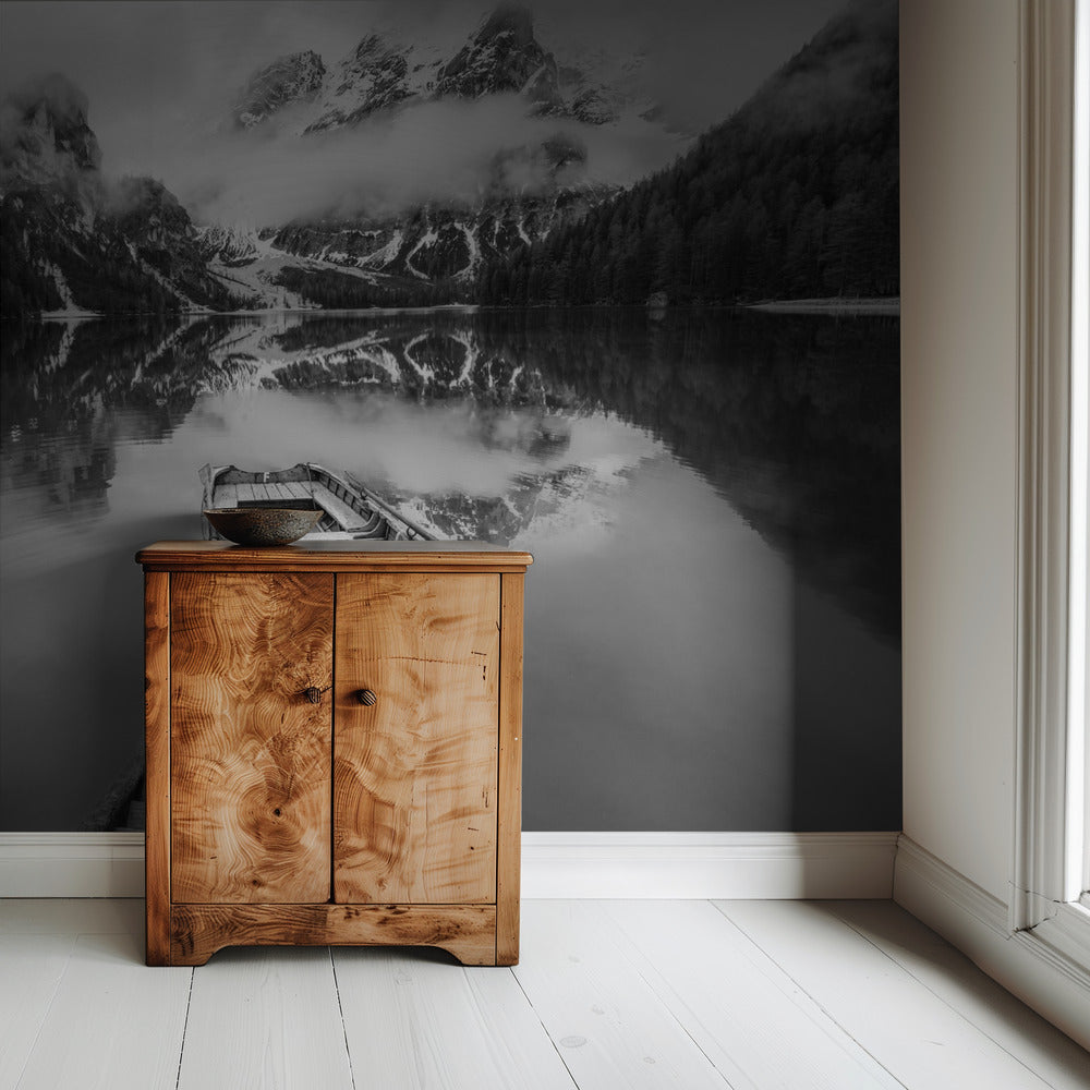 Wit en zwart | Behang