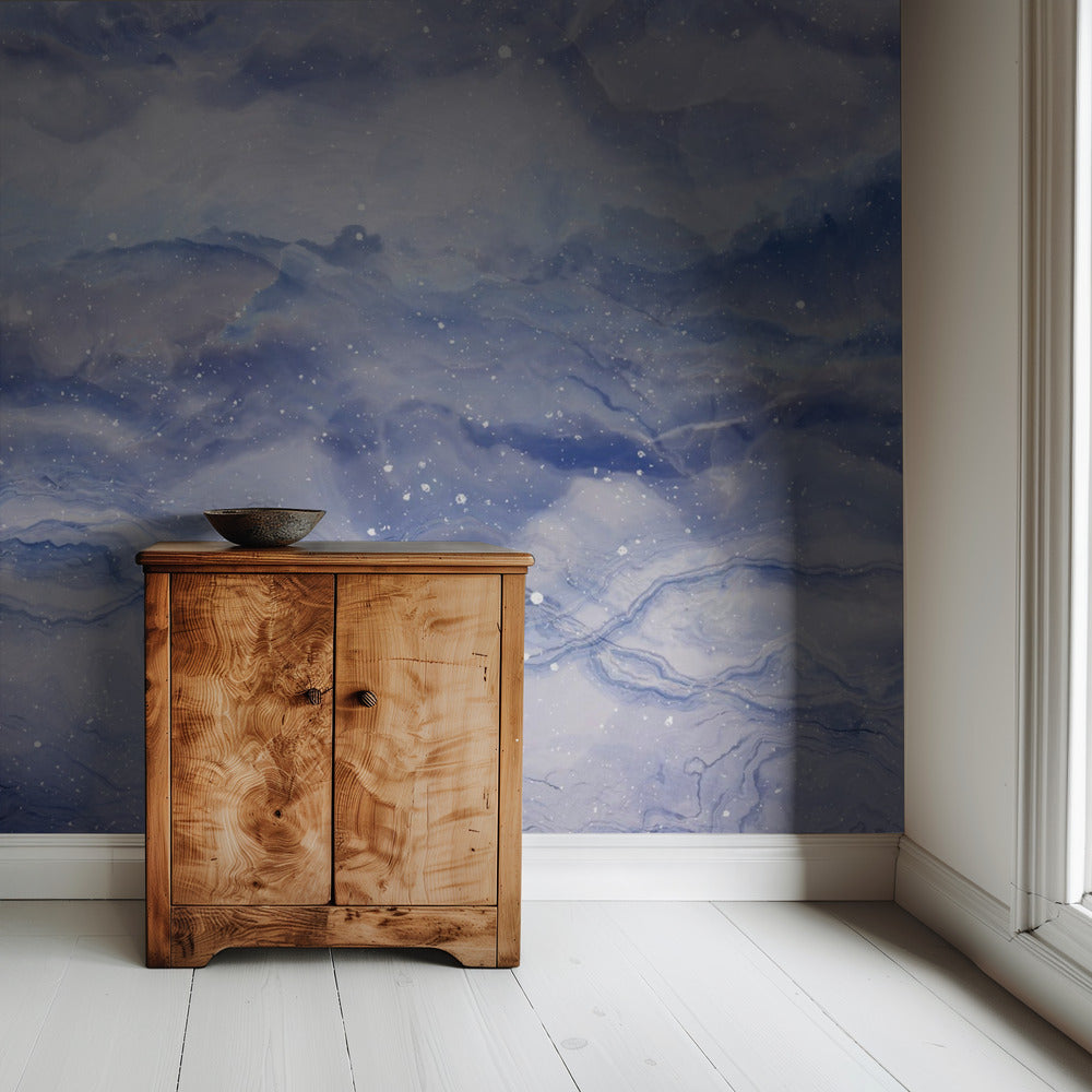 Mystieke wintergolven | Behang
