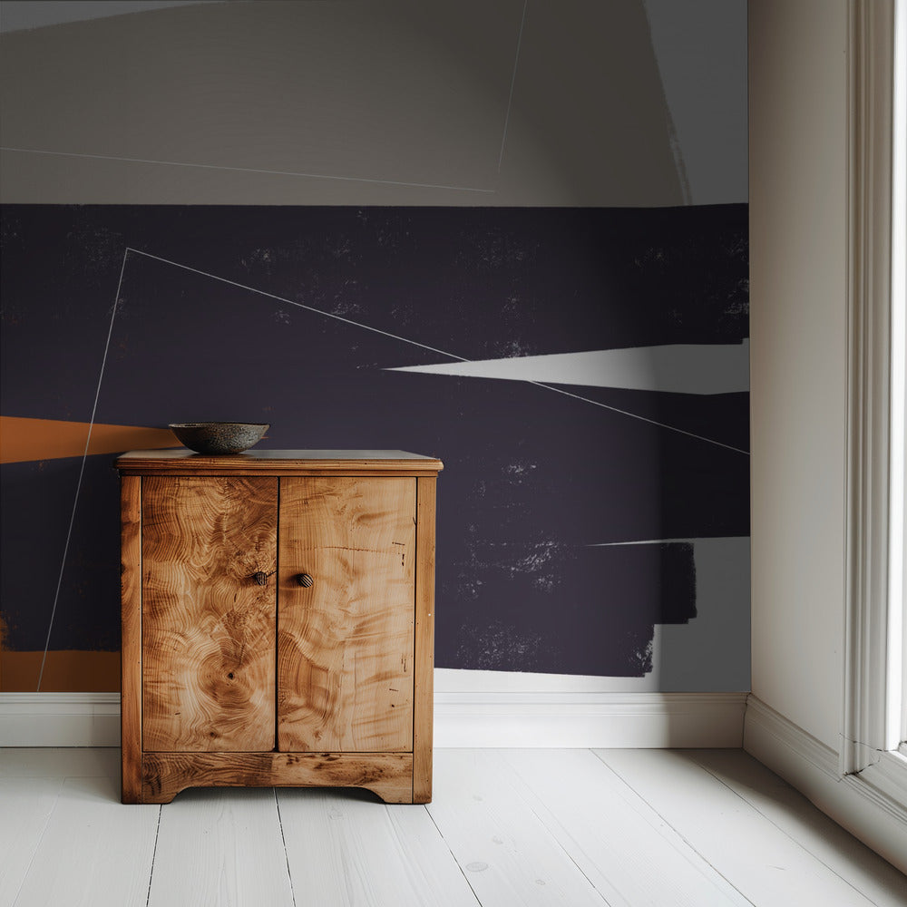 Geometrische lagen | Behang