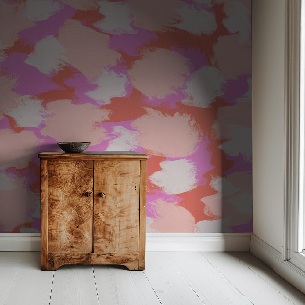 Bloemen Droomgolven | Behang