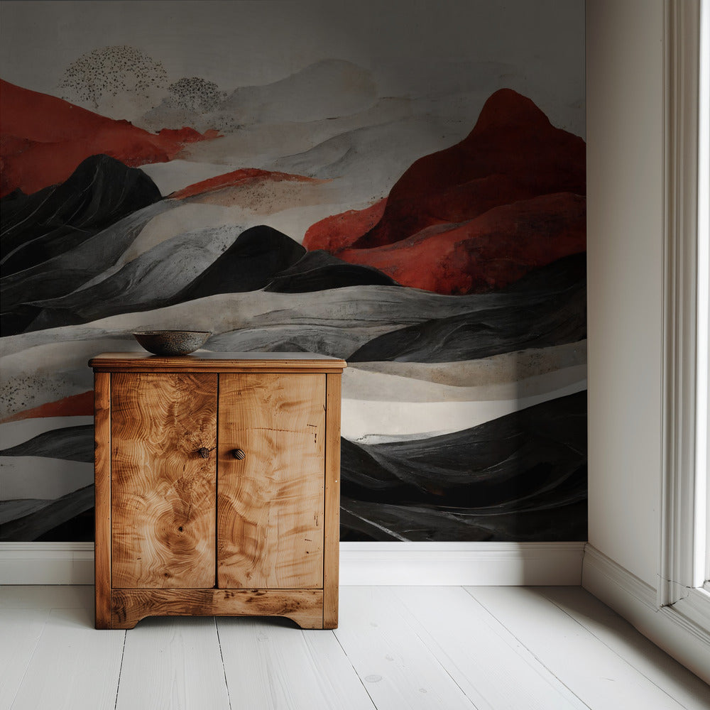 Crimson Peaks | Behang