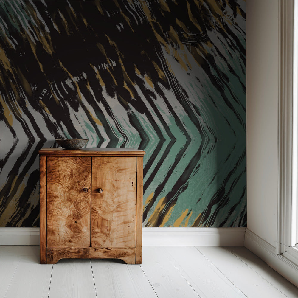 Zigzag Wervelwind | Behang
