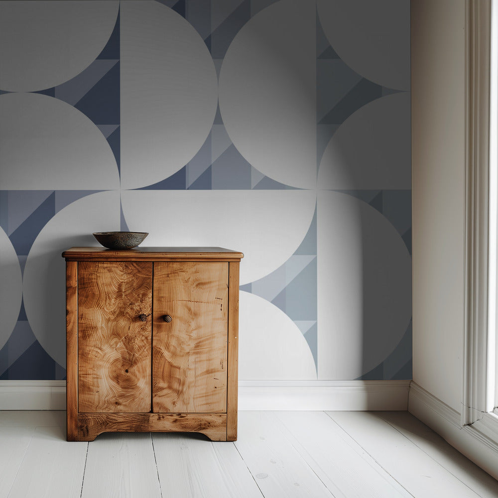 Geo Dubbel Patroon Nr. 4 | Behang