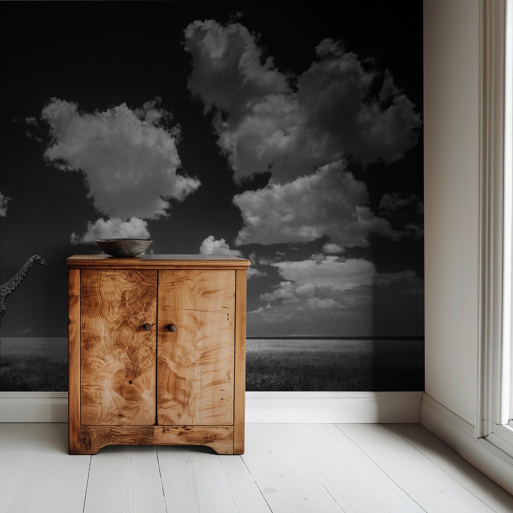 Weg met de wolken | Behang