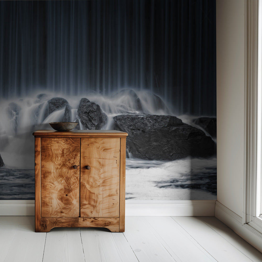 Het Blauwe Gordijn | Behang