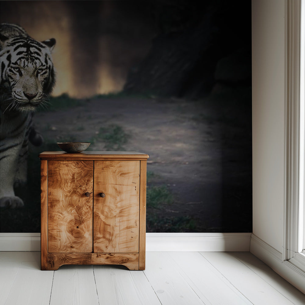 Witte wandelaar | Behang