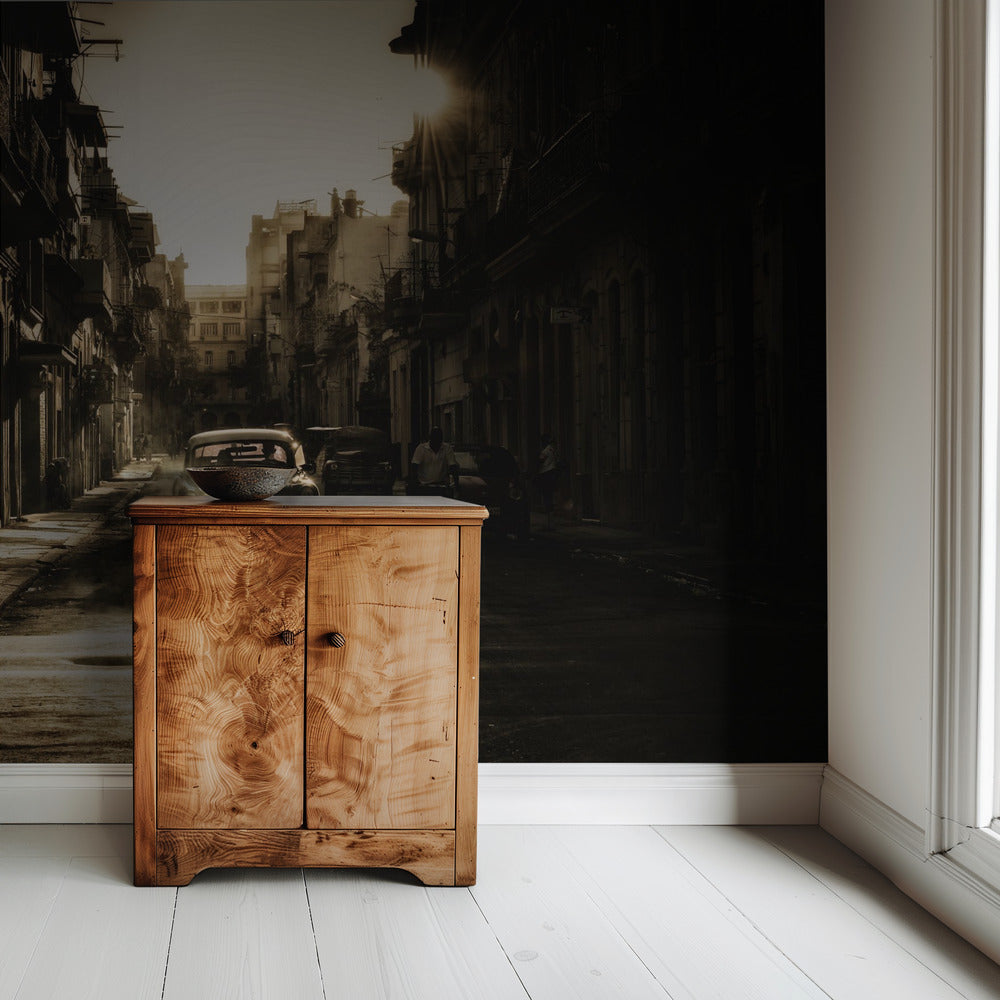 Mystieke ochtend in Havana... | Achtergrond