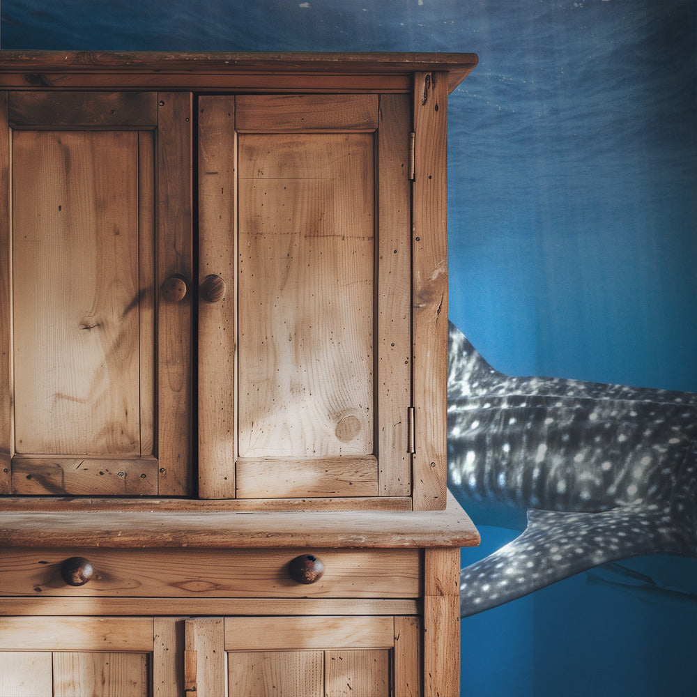 Walvishaai in het blauw | Achtergrond