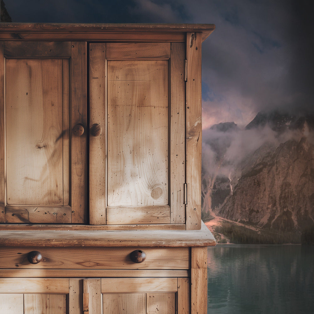 Lago di Braies, Dolomieten | Behang