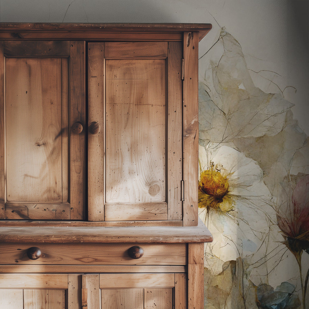 Fluisterende bloemen | Behang