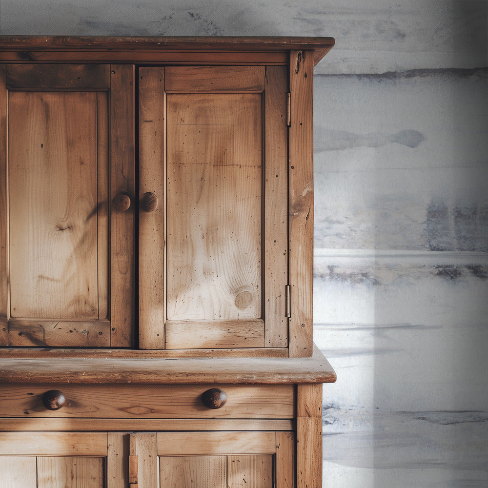 Mix van koele tinten en texturen | Behang
