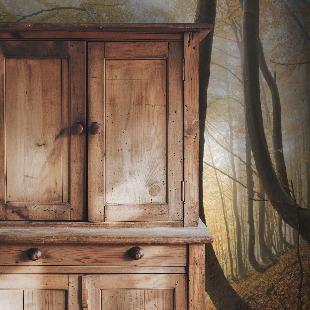 Mystiek herfstbos | Behang