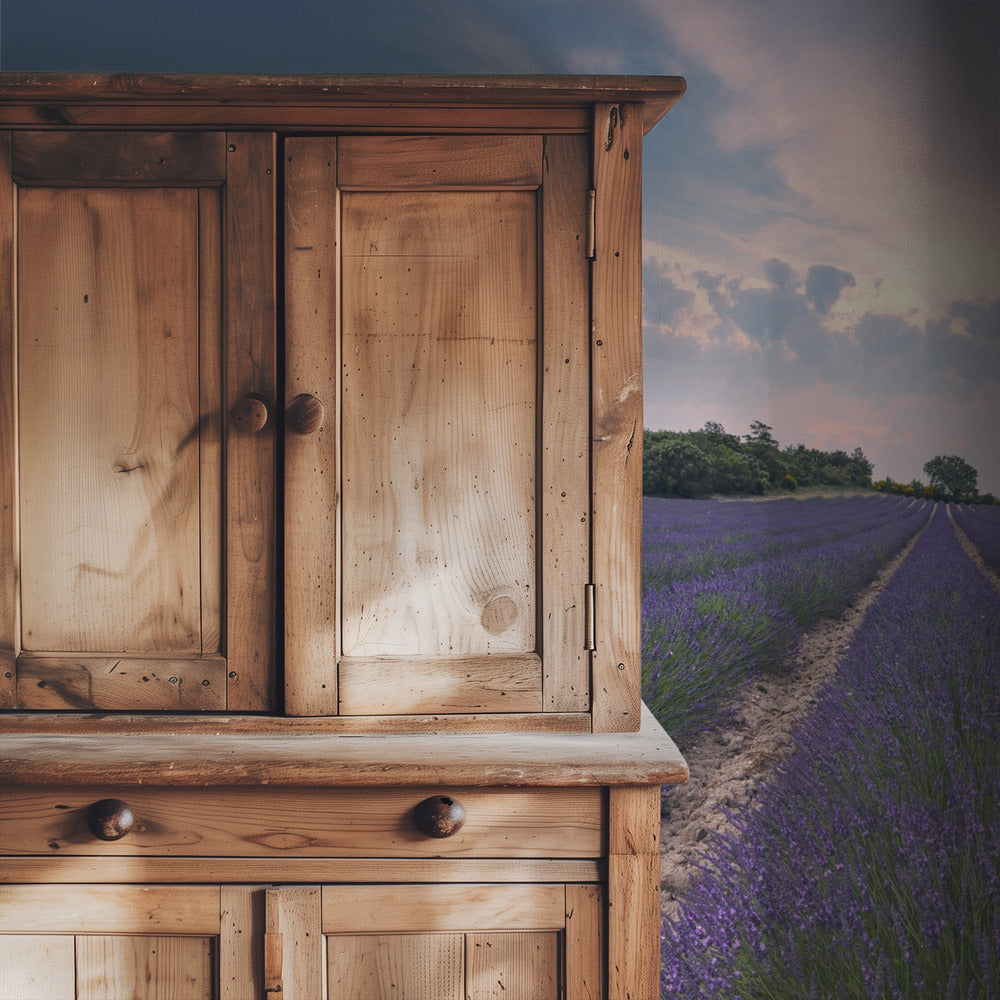 Blauwe Lavendel | Behang