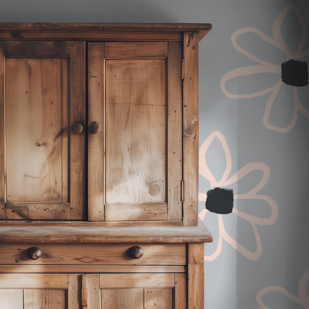 Gedurfde bloemen | Behang