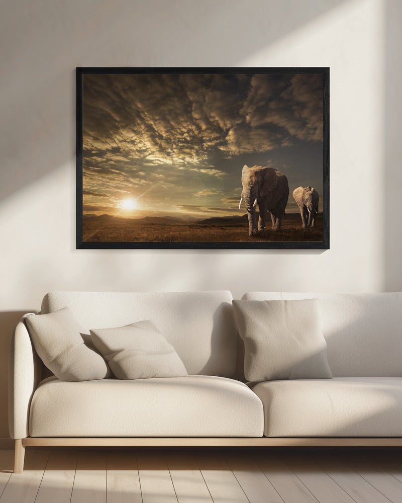 Walking in Savannah | Canvas