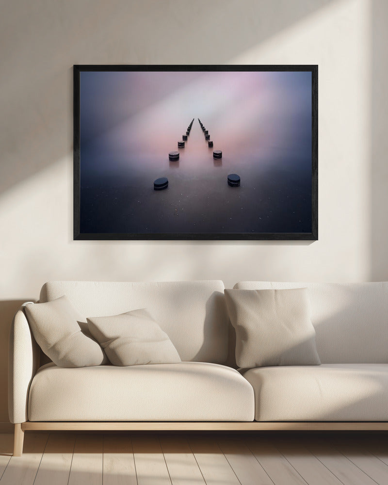 Alleen in de stilte | Canvas
