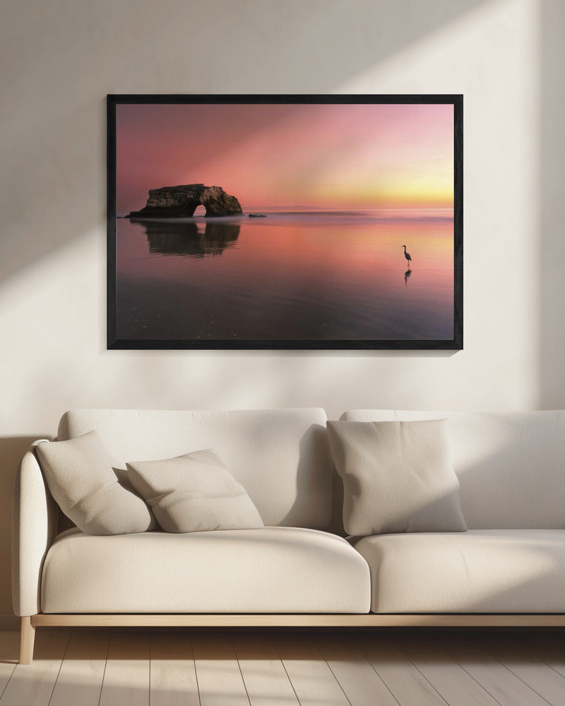 Zonsondergang bij de Natural Bridge-2 | Canvas