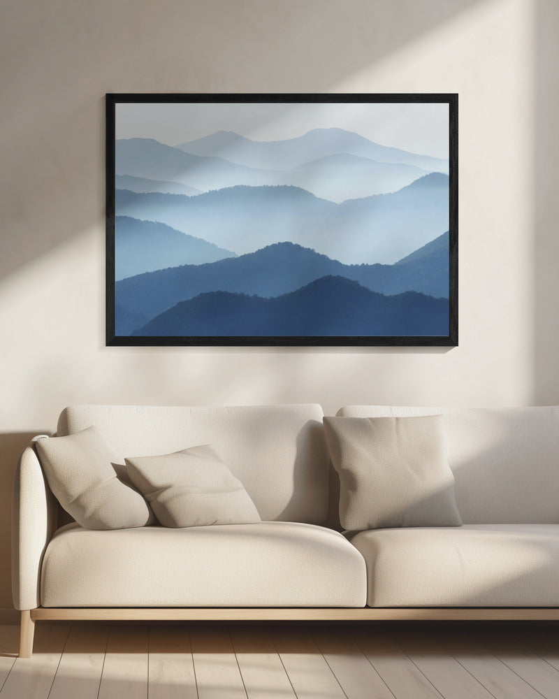 Blauwe Golven | Canvas