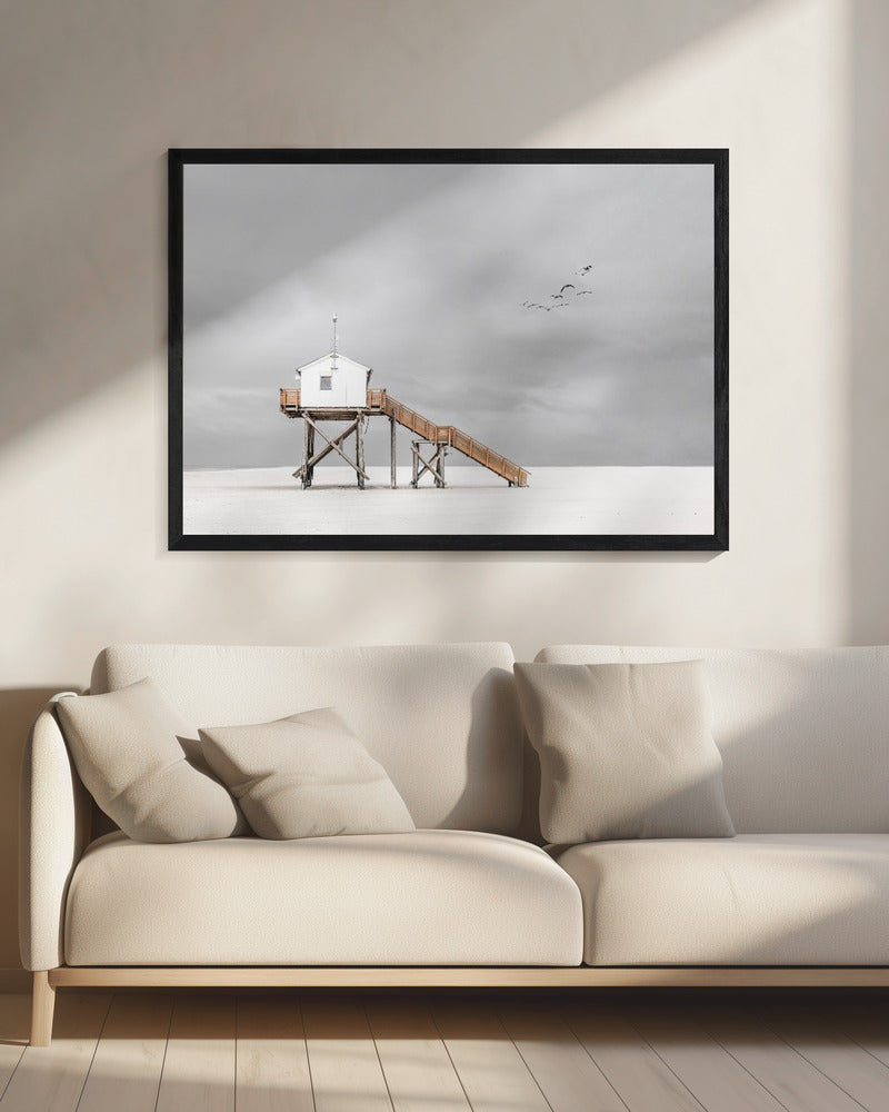 op het strand | Canvas