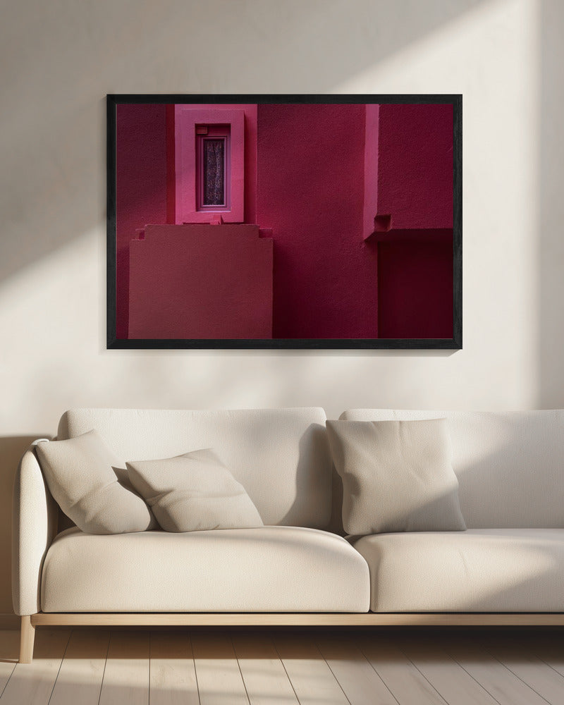 Muurschildering Rood #13 | Canvas