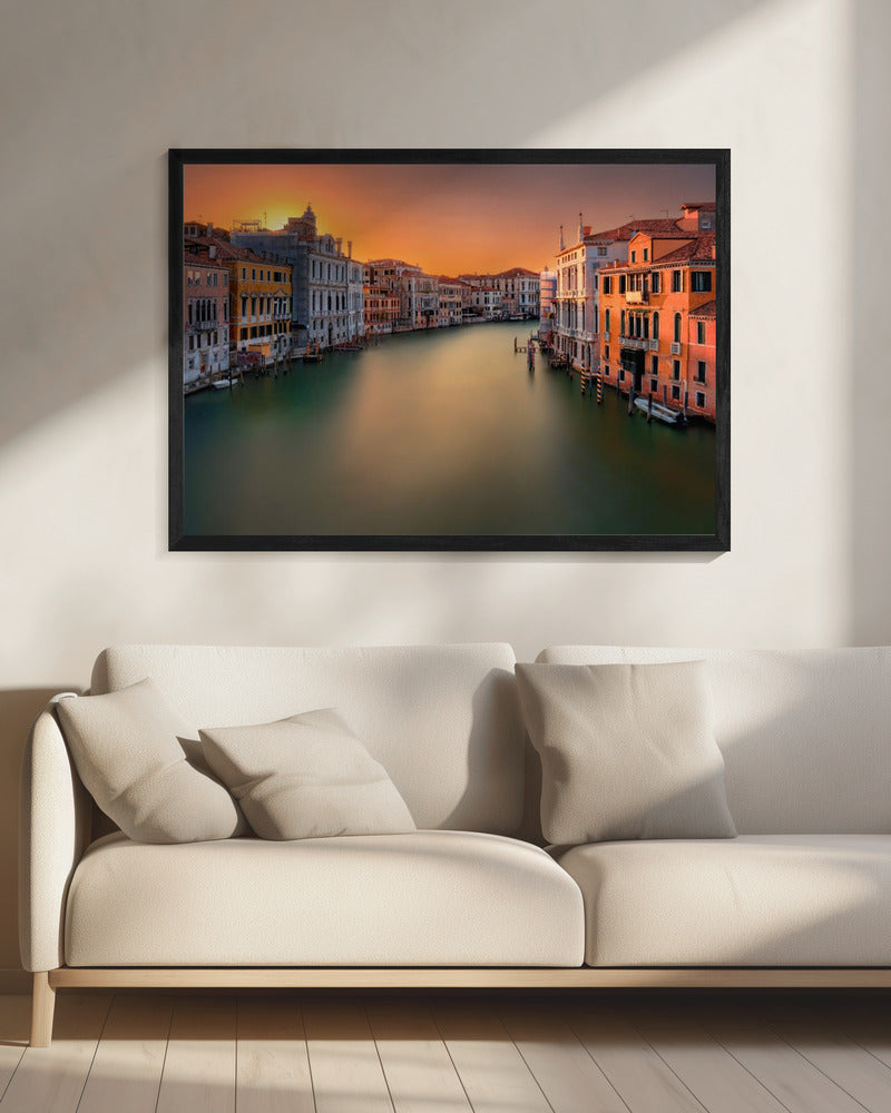 Zonsondergang in Venetië | Canvas