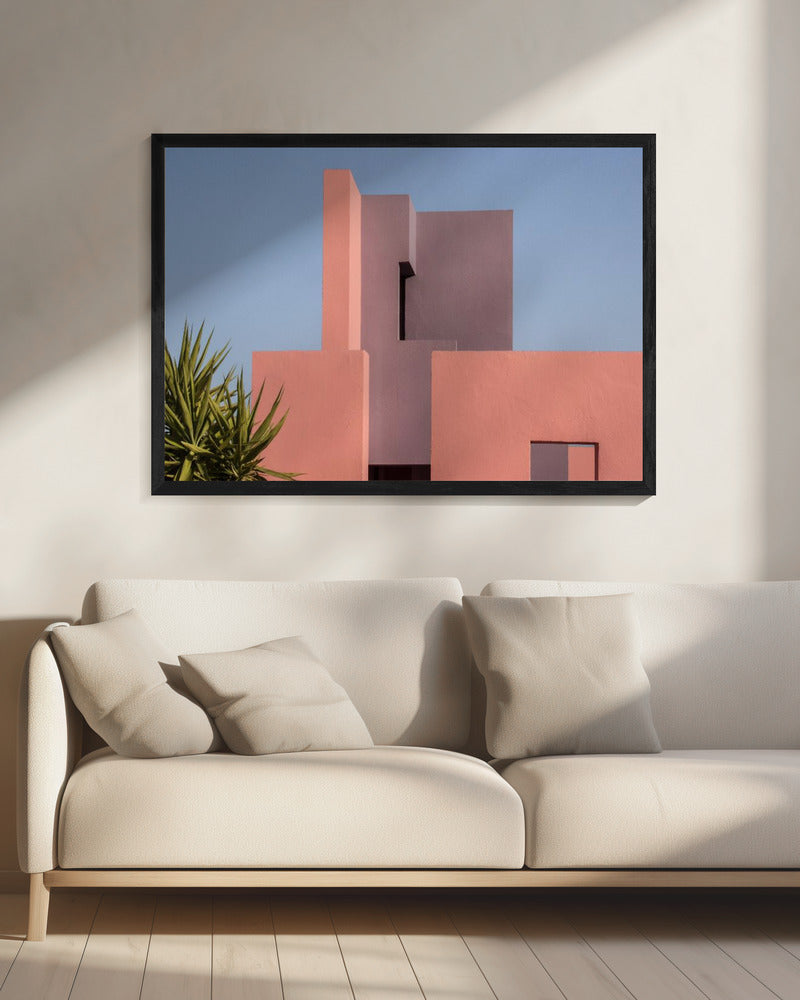 Muurschildering Rood #49 | Canvas
