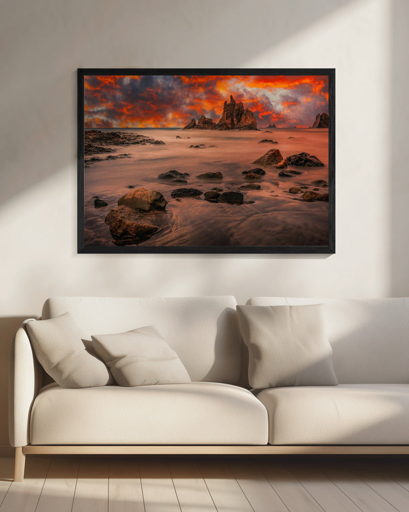 Canarische zonsondergang | Canvas