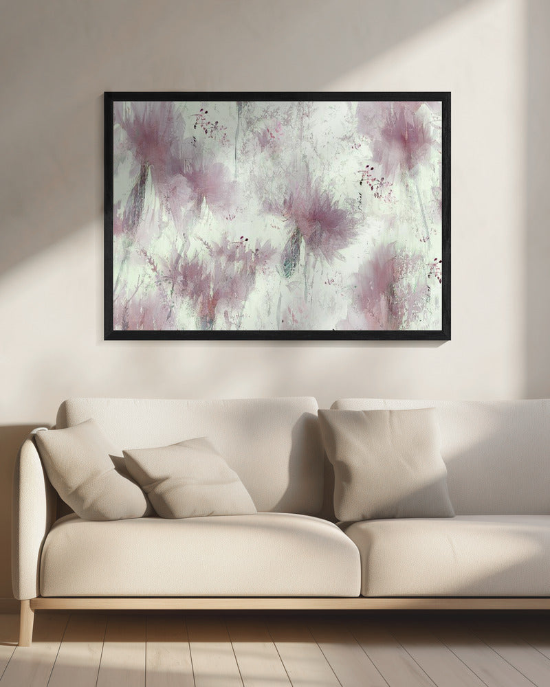 Bloemenbehang | Canvas