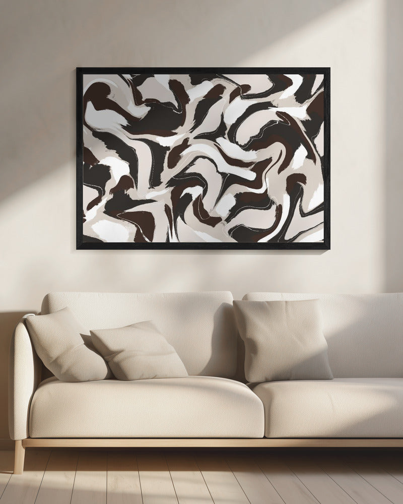 Wervelende aardtinten | Canvas