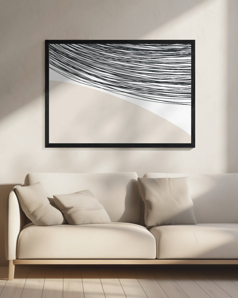 Harmonie van gebogen lijnen | Canvas