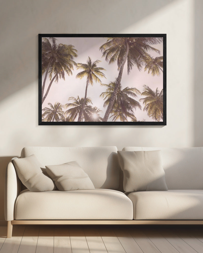 Blozende palmbomen | Canvas