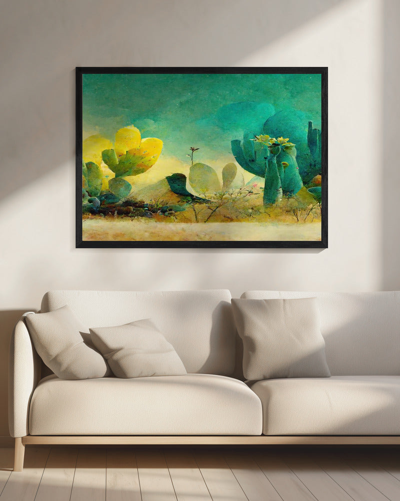 Woestijn Bloomscape | Canvas