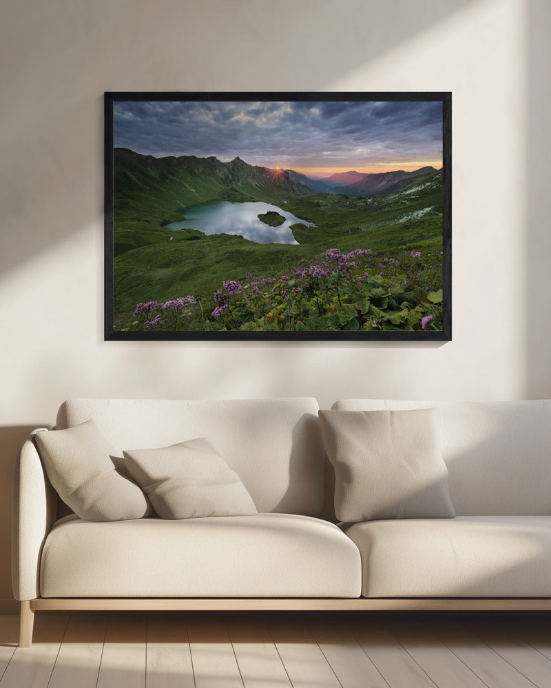 Magisch bergmeer | Canvas