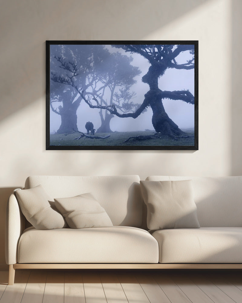 Blauwe Ent | Canvas
